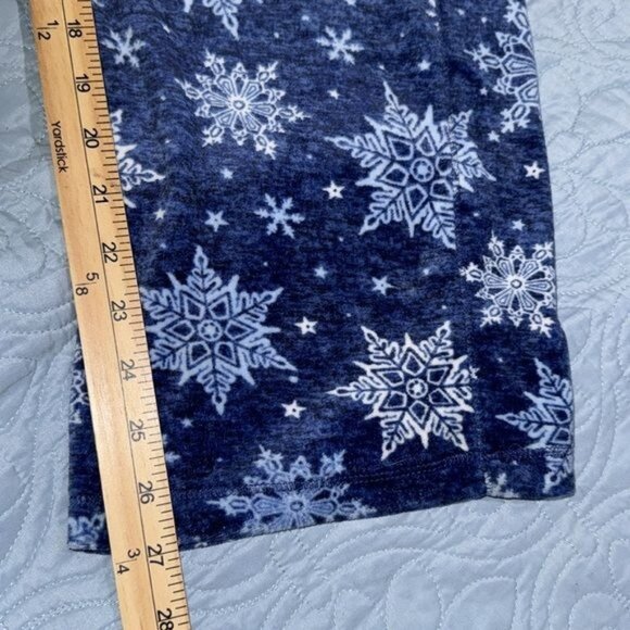 Nautica Womens Snowflake Pajama Set S 100% Cotton Blue Winter Pattern Vietnam - Picture 11 of 11